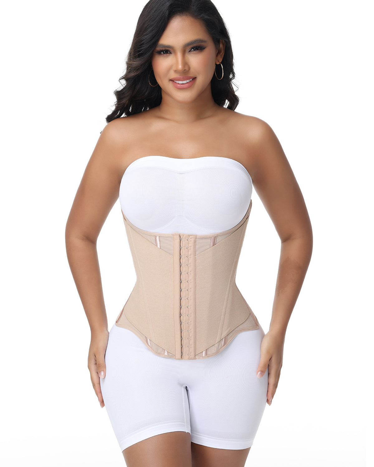 Shapshe® Fajas Colombianas Hooks Tummy Control Waist Trainer