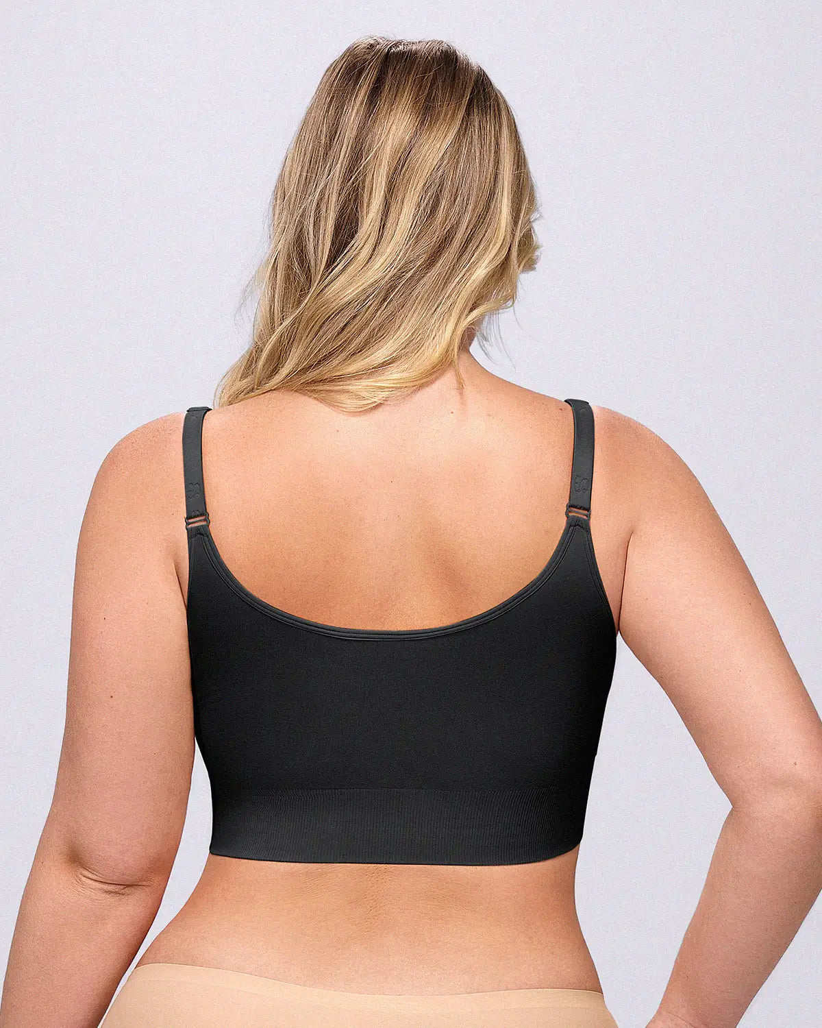 Adjustable Strap Front Hook Smoothing Unlined Wireless Bra