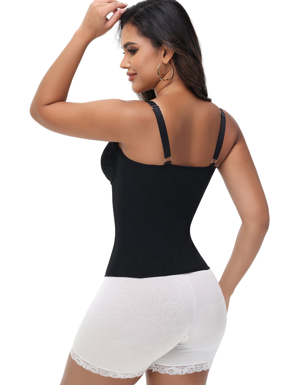 Shapshe® Sexy V Neck Lace Shapewear Vest Waist Trainer Corset