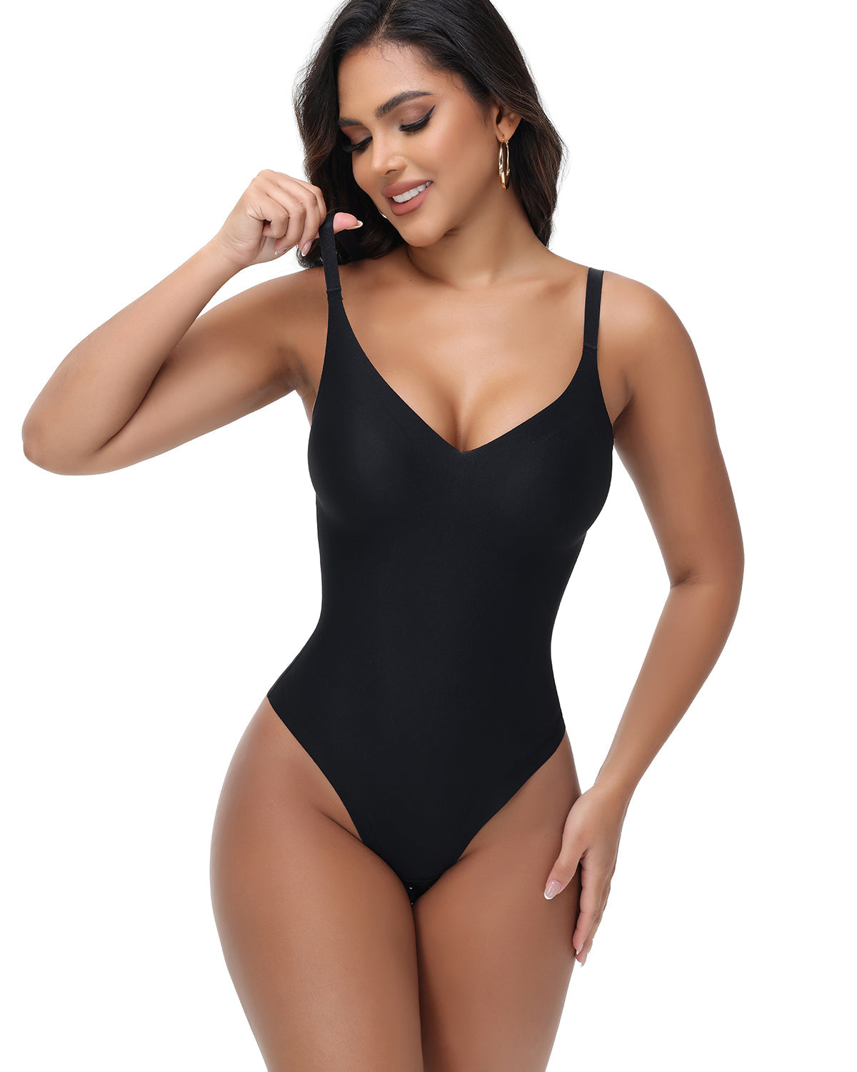 Shapshe® Thong Shapewear Bodysuit Butt Lifting with Adjustable Strap