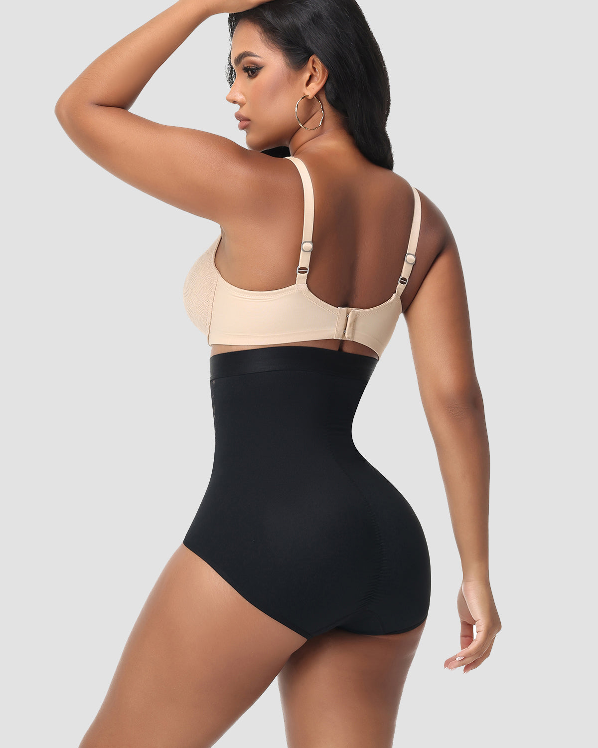 High Waist Tummy Control Butt Lifter Zipper Panty