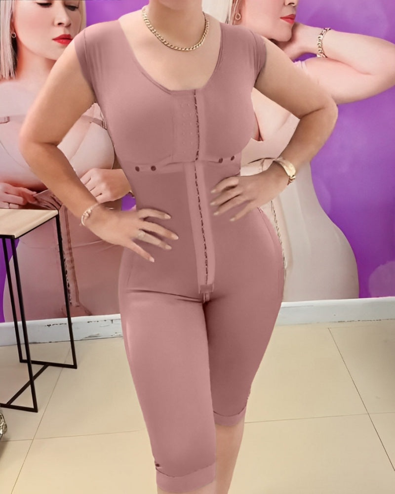 Fajas Colombianas Hourglass Sleeveless Full Body Shaper With Bra - By Qivii