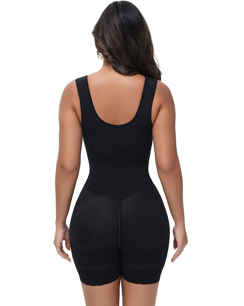 Shapshe® Sleeveless Faja Chest Tummy Control Body Shaper with Waist Trainer