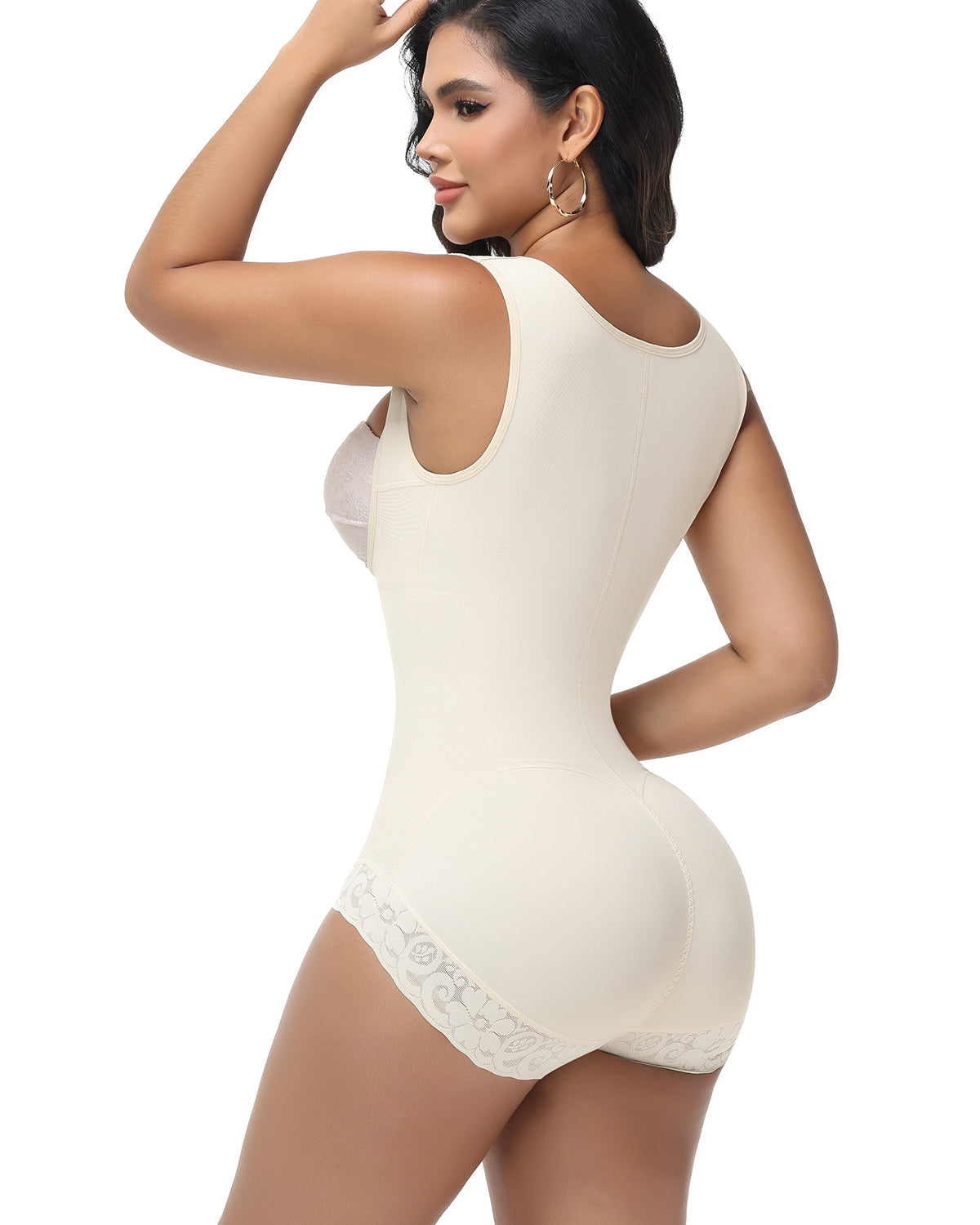 Open Bust Tummy Control Fajas Colombianas Butt Lift Body Shaper