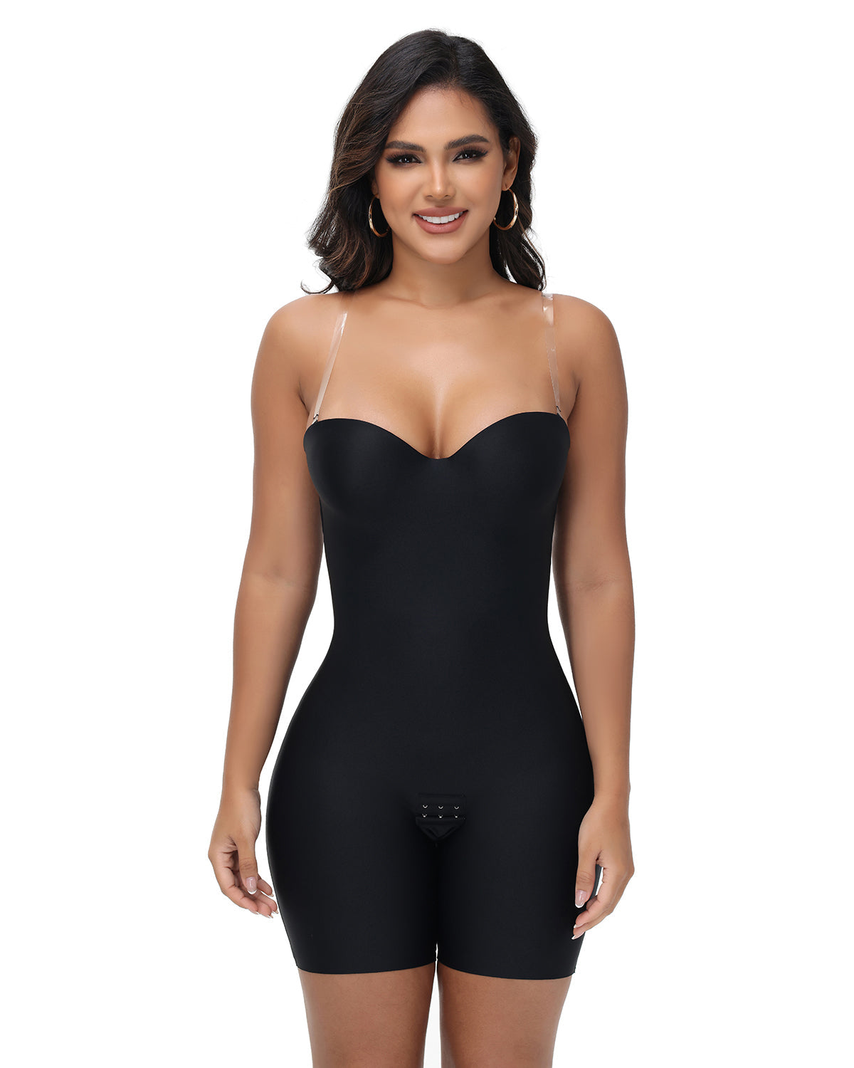 Shapshe® Soft Cup Bodysuit Tummy Control Built in Shapewear with Adjustable Strap