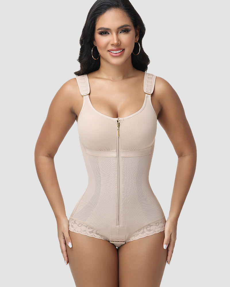 Shapshe® Built-In Bra Zipper Closure Full-Body Shaper