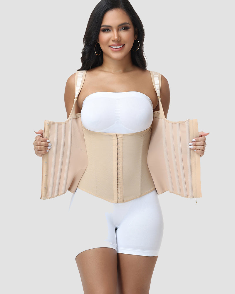 Shapshe® Double Layer Compression Curved Boned Waist Trainer