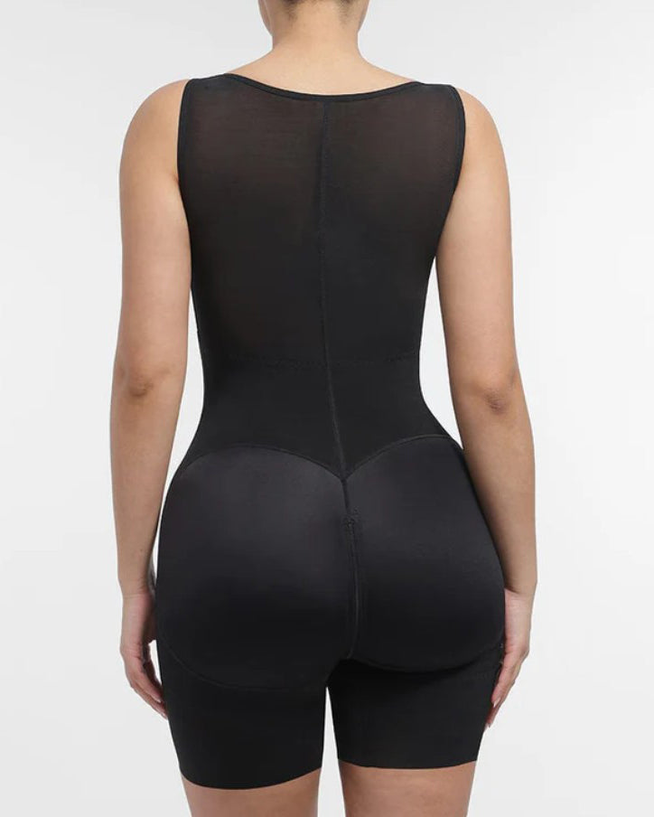 Fajas Colombianas Front Zipper Open Bust Full Body Shaper