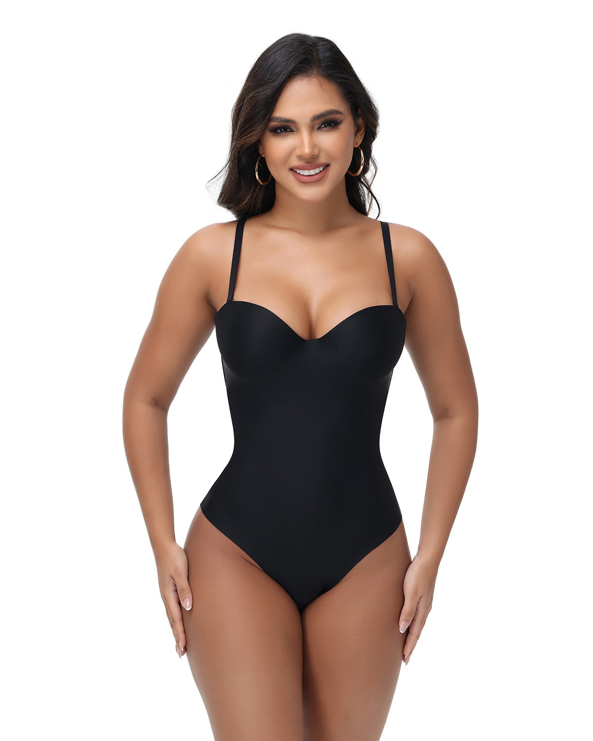 Shapshe® Soft Cup Triangle Bodysuit Tummy Control 2-in-1 Shapewear for Women