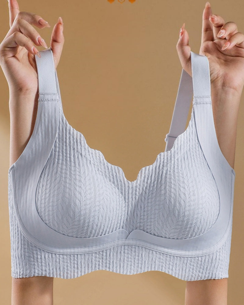 Large Size Thin Seamless Wireless Anti Sagging Bra