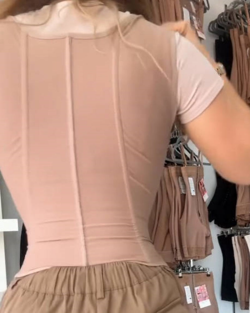 Fajas Colombianas Hook And Eyes Tummy Tuck Corset