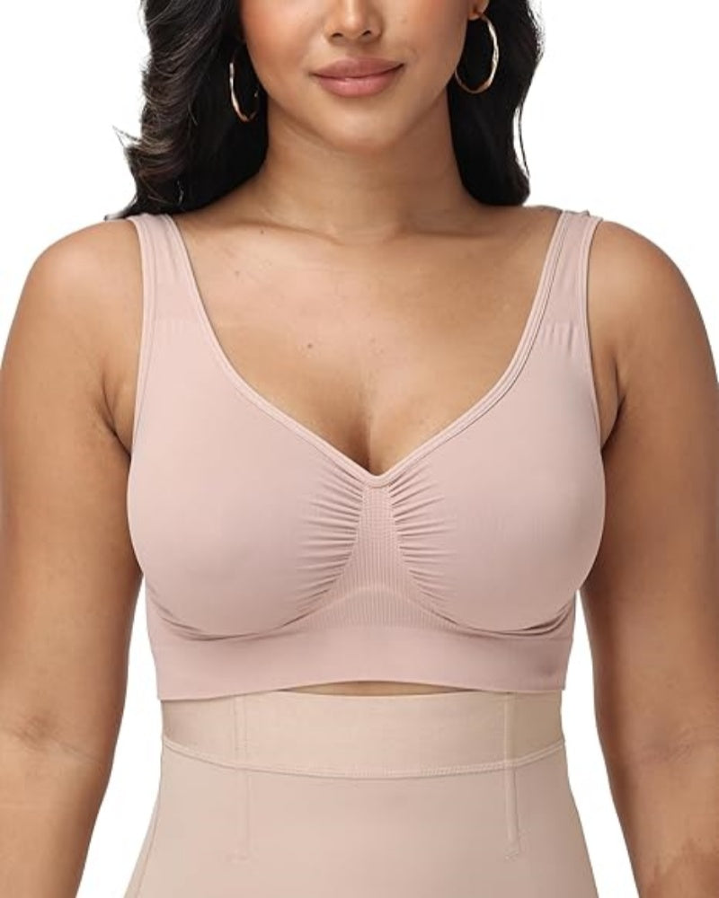 Shapshe® Seamless Comfort Sports Bra with Removable Pads