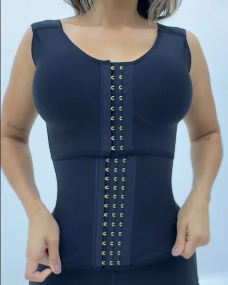 High Compression Corset Tank Top Built-in Bra Waist Trainer