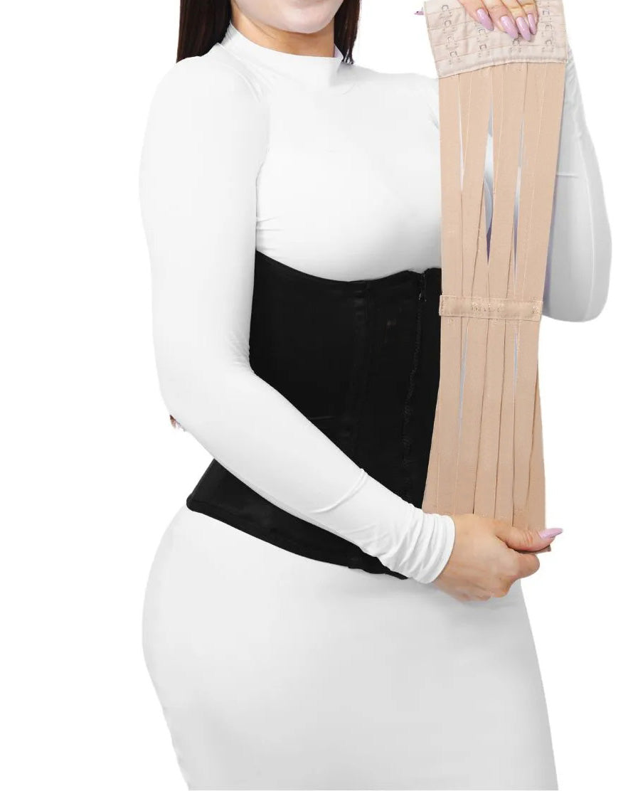 Hourglass Waist Trainer Shaping Belt: Perfect Fit with Custom Elastic