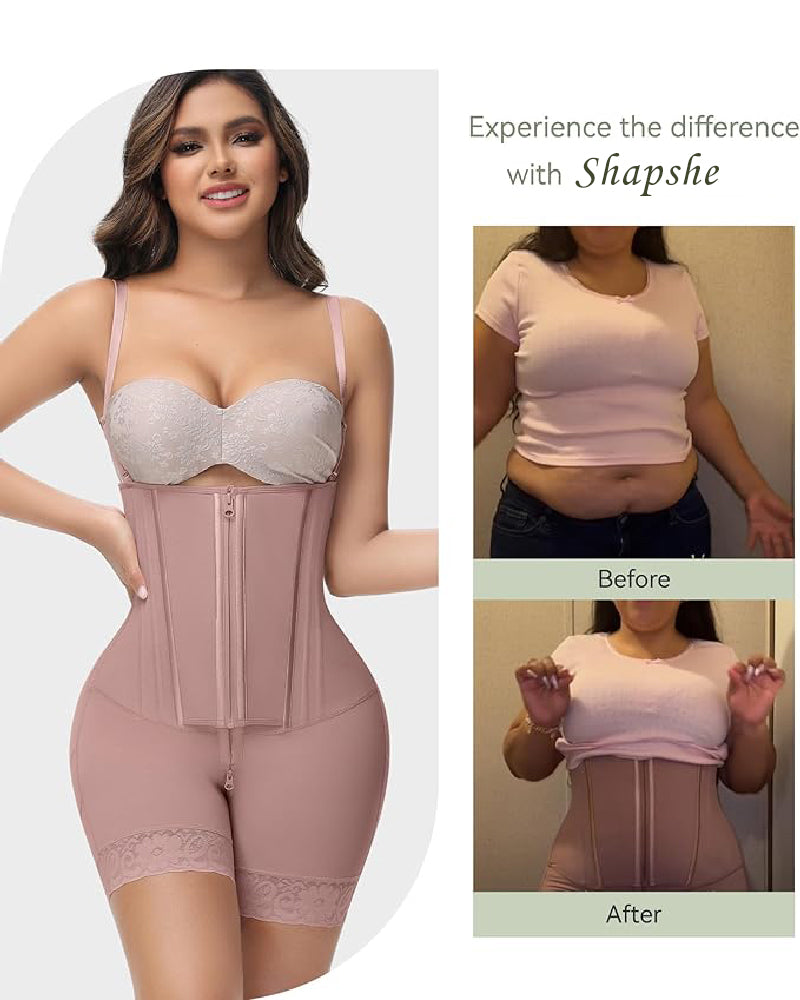 Shapshe® High Compression BBL Shapewear with Extreme Waist Belt