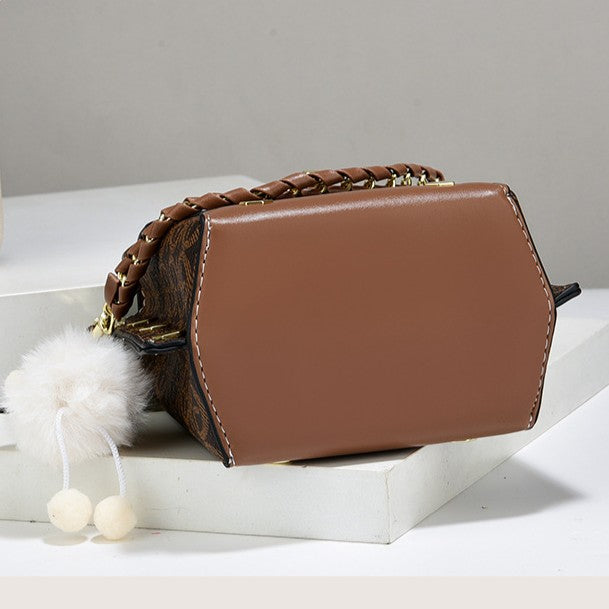 Women's Plaid Phone Crossbody Bag - Mini Shoulder Bag with Detachable Strap (Fits iPhone Plus)