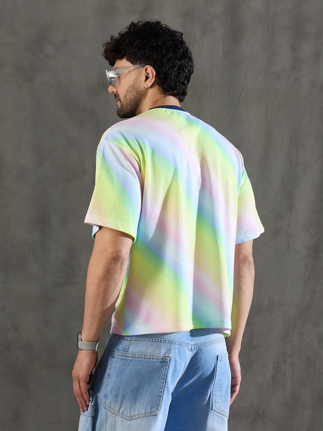 Rainbow Lifestyle Graphic Oversized Tshirt