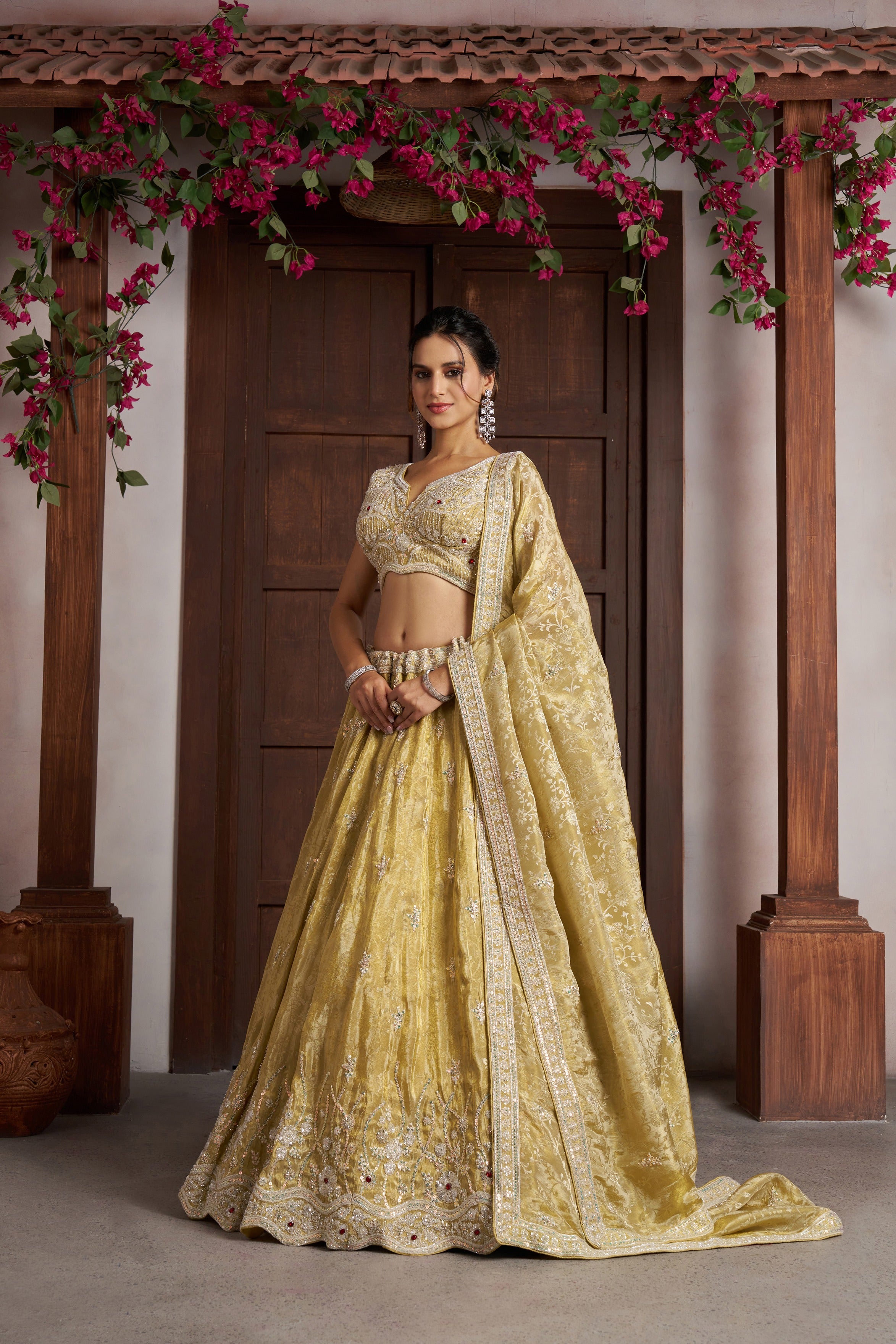 Regal Embroidered Designer Lehenga Set with Dupatta