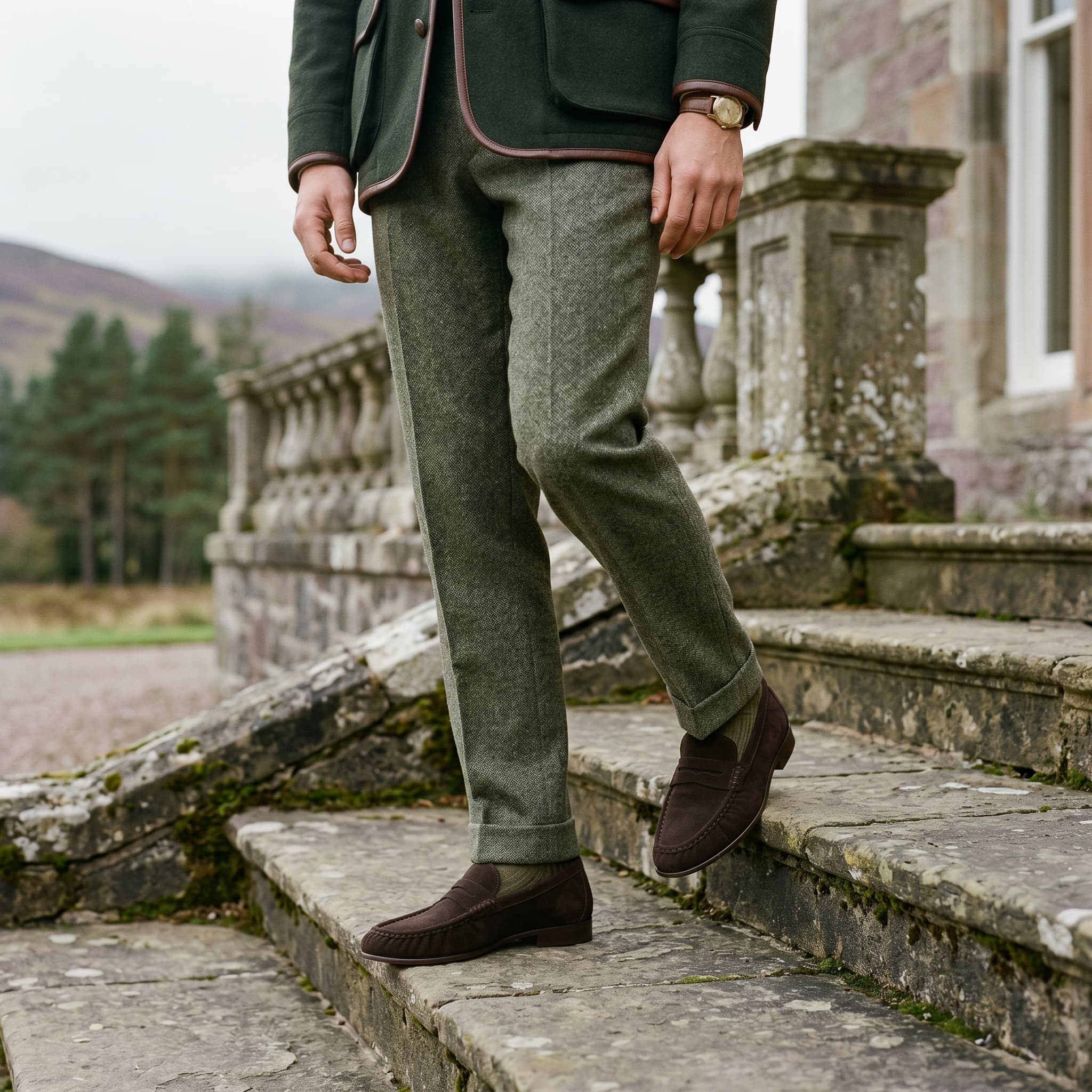 Grosvenor Suede Loafer