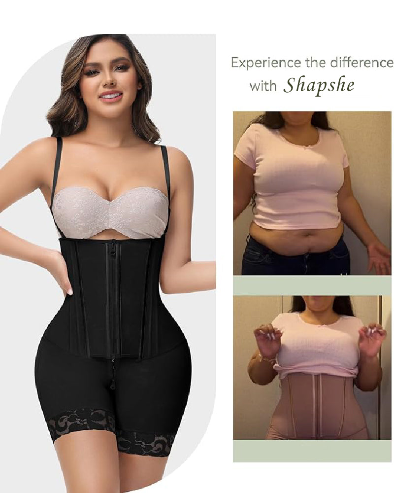 Shapshe® High Compression BBL Shapewear with Extreme Waist Belt