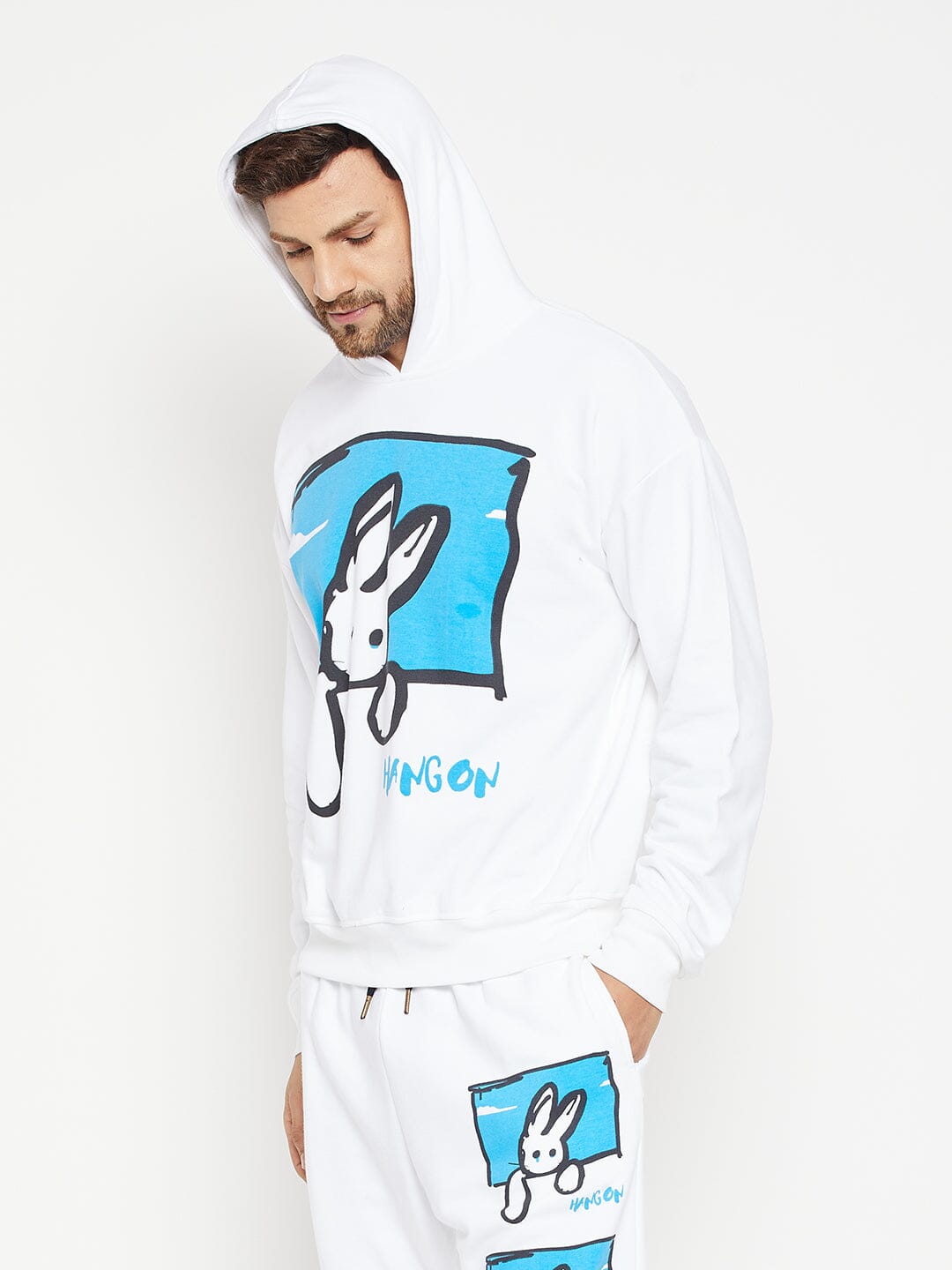 Hang On Oversized Hooded Sweatshirt