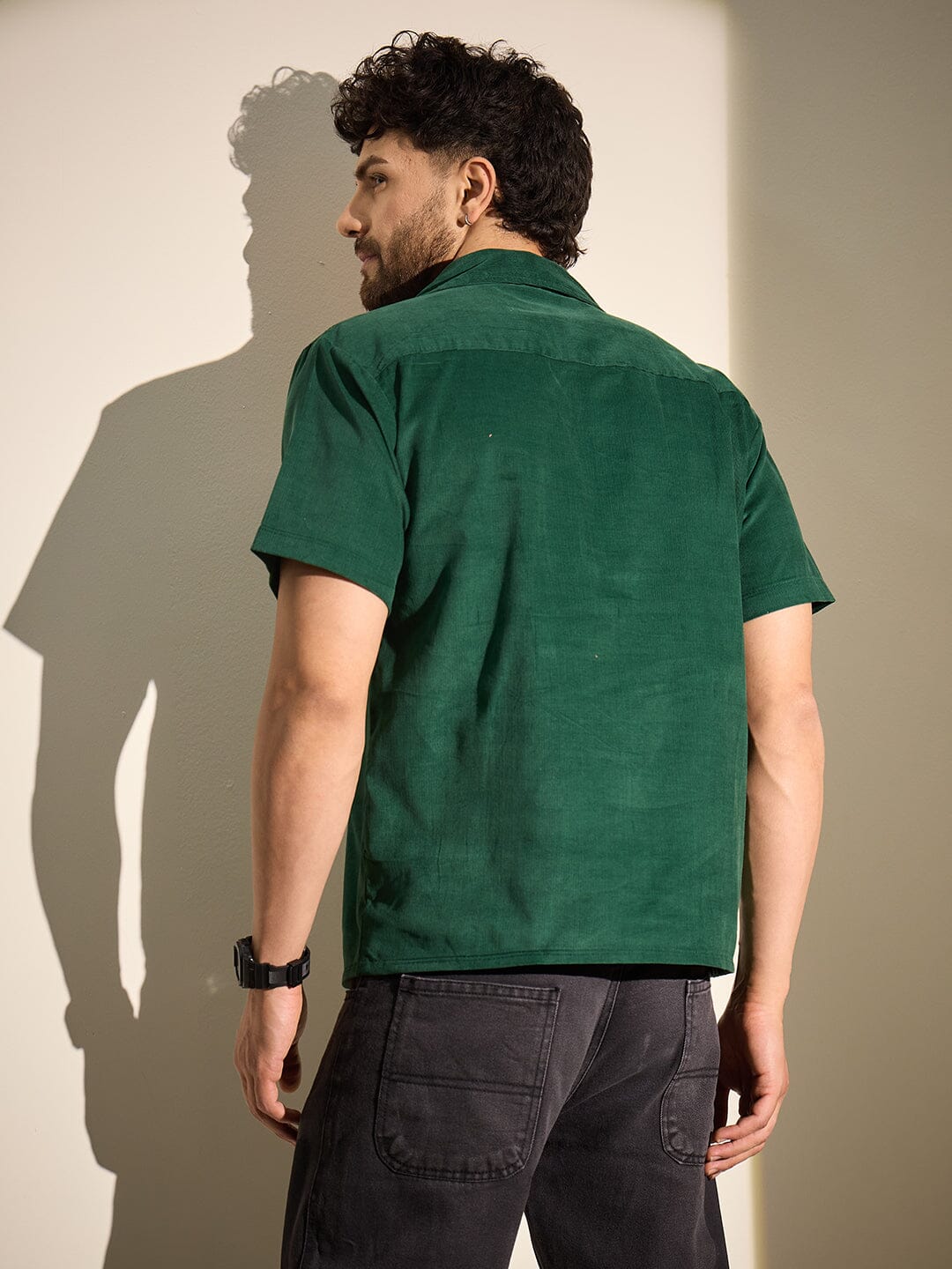 Green Venomous Corduroy Shirt