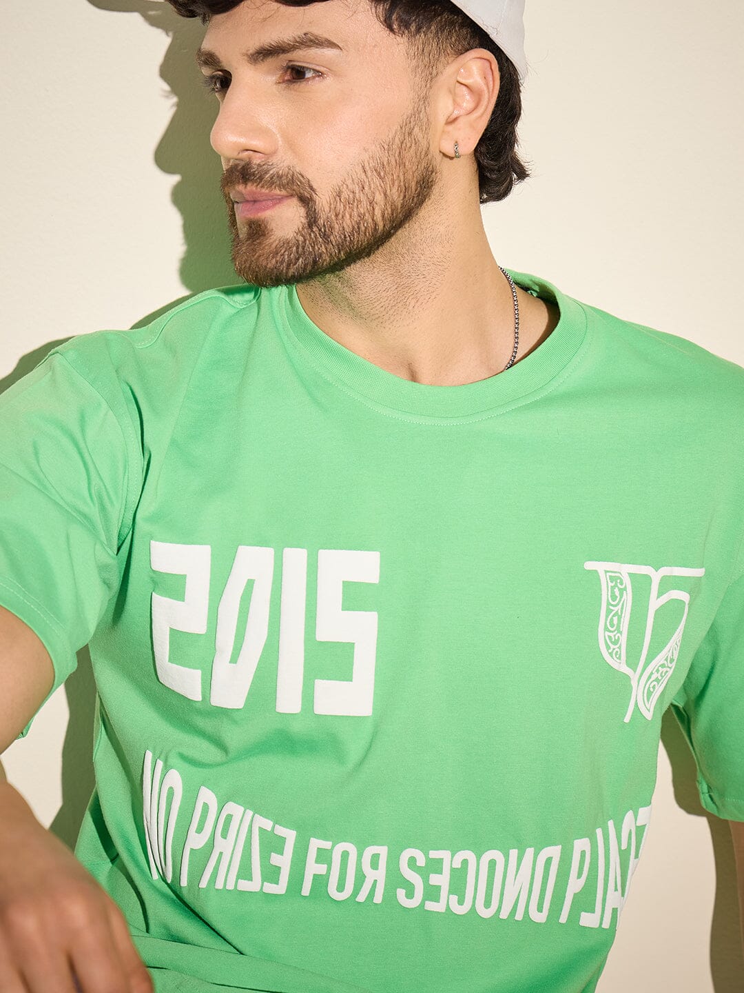 Mint Graphic Oversized Tshirt