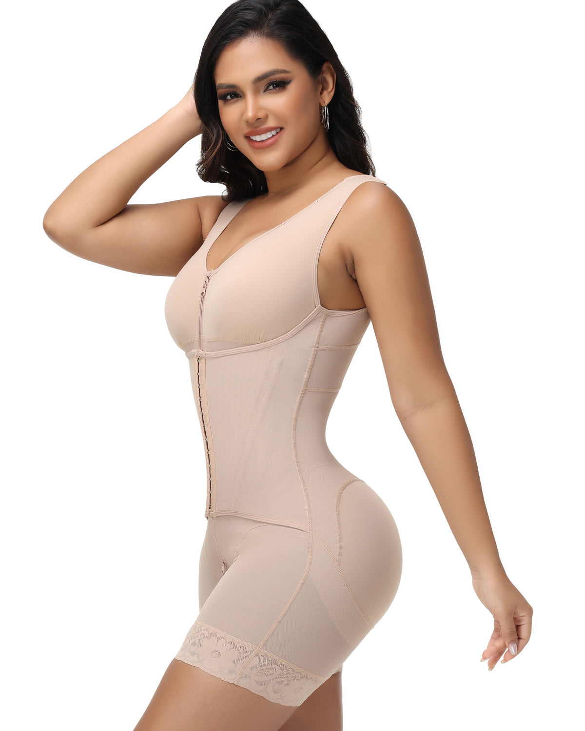 Shapshe® Fajas Full Coverage Body Shaper With Waist Trainer - By Qivii