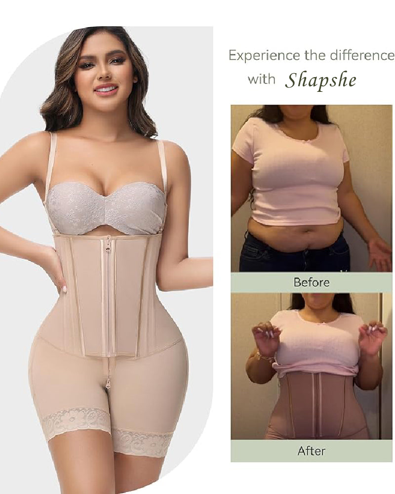 Shapshe® High Compression BBL Shapewear with Extreme Waist Belt