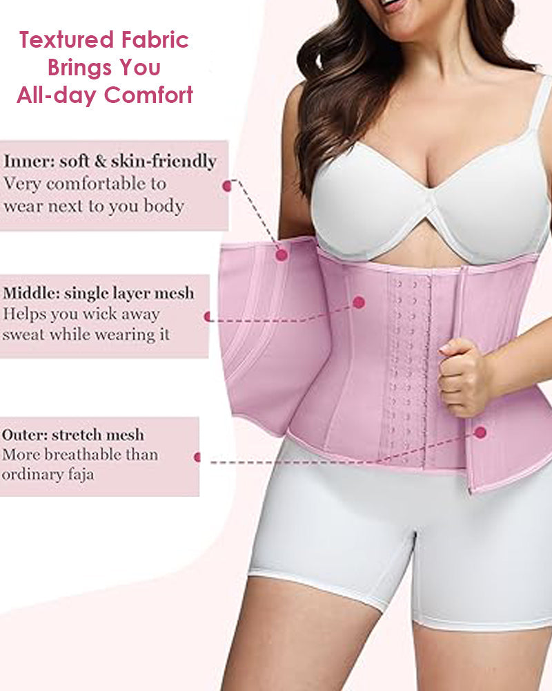 Shapshe® Zip & Breasted Body Shaper Tank Top Waist Trainer - By Qivii