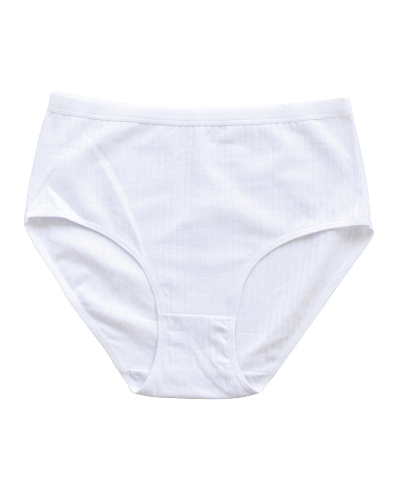 High Waist Pure Cotton Panties Tummy Control Breathable Underwear - By Qivii