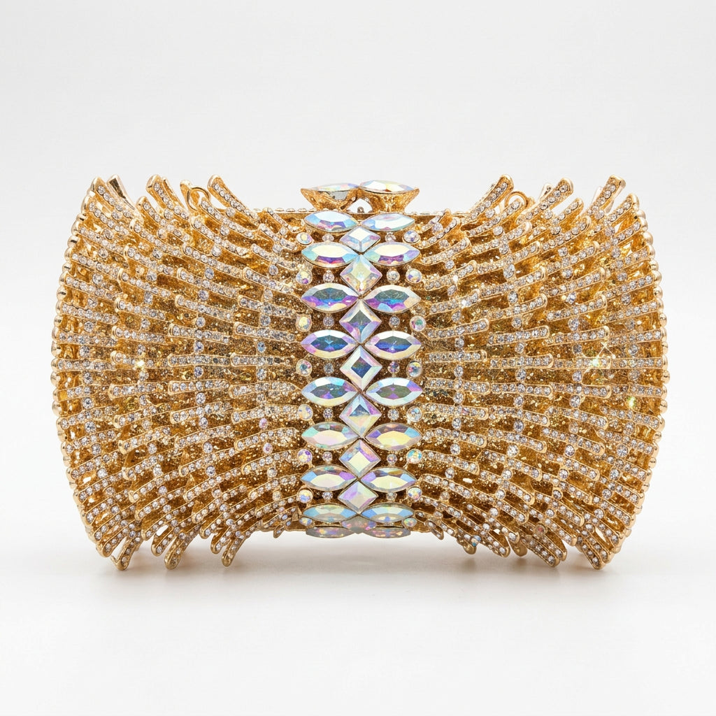 Wings Crystal Clutch - By Qivii