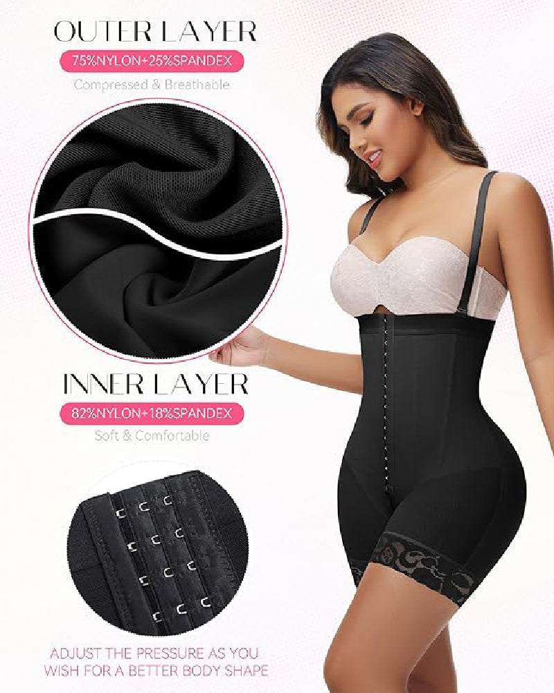 Shapshe® Fajas Colombianas Tummy Control Strapless Butt Lifter BBL Shapewear - By Qivii