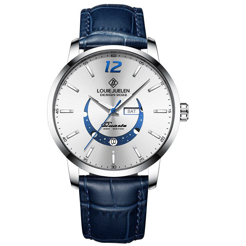 Chique Maanfase Horloge - By Qivii