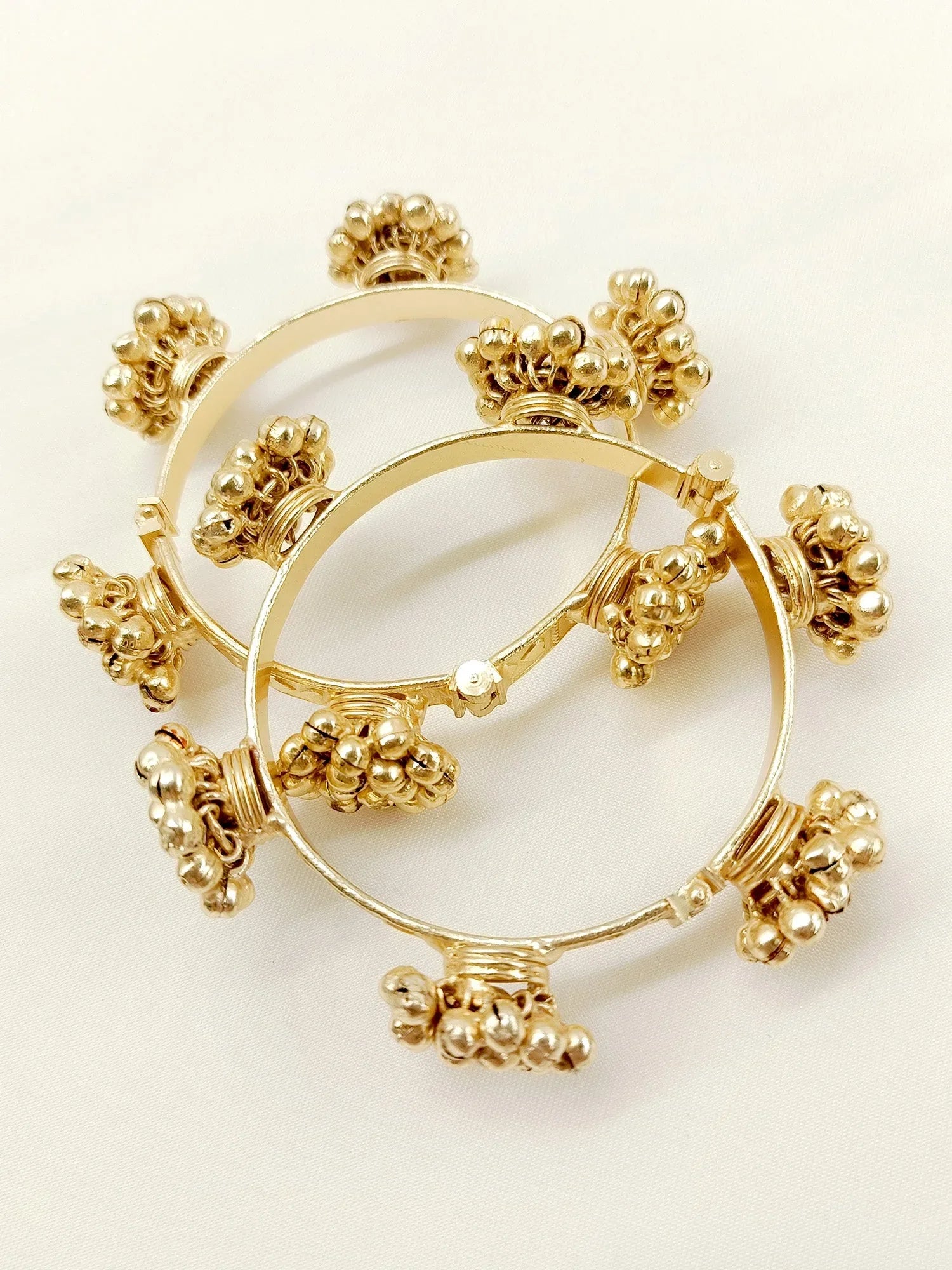 Zaara Golden Oxidized Bangles