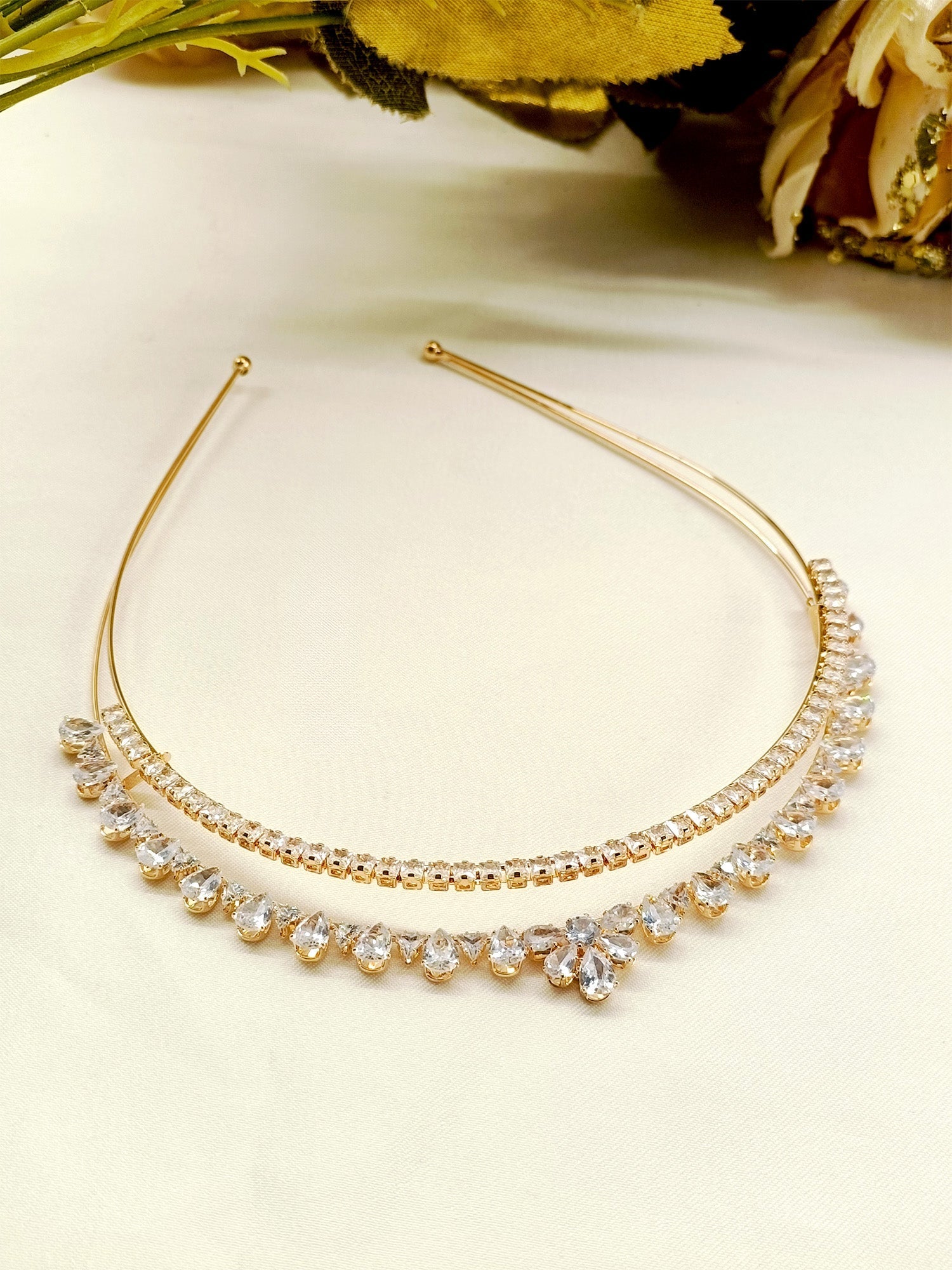 Delilah American Diamond Hair Band - qivii