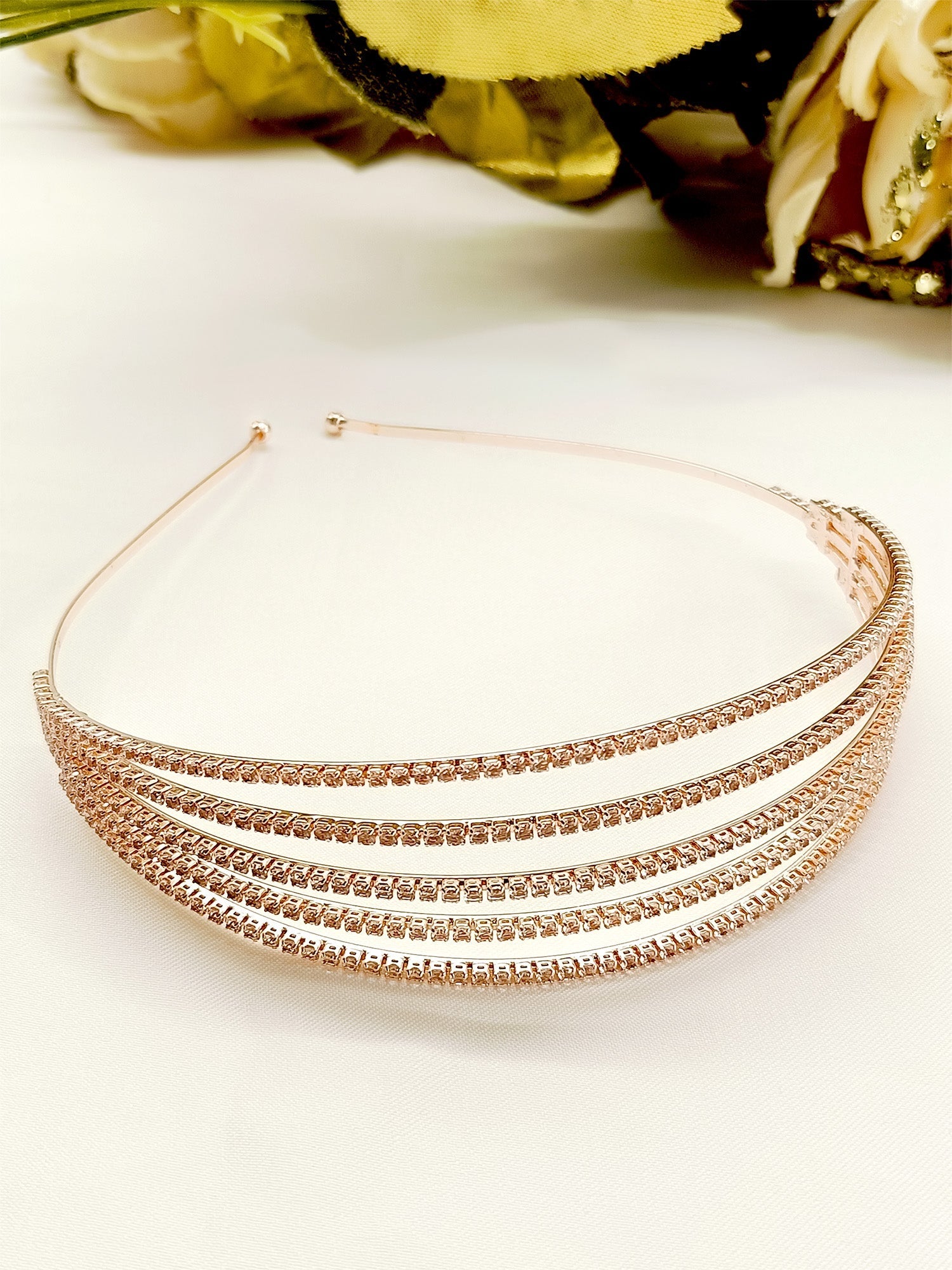 Kinjal American Diamond Hair Band - qivii