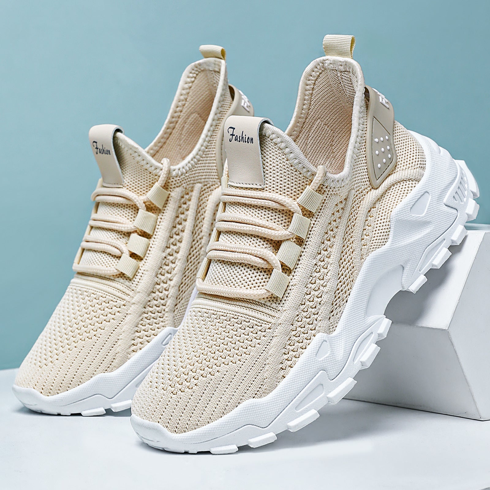 Women’s AirWeave Sneakers – Breathable Mesh Lightweight Flat Shoes (US 5–10.5)