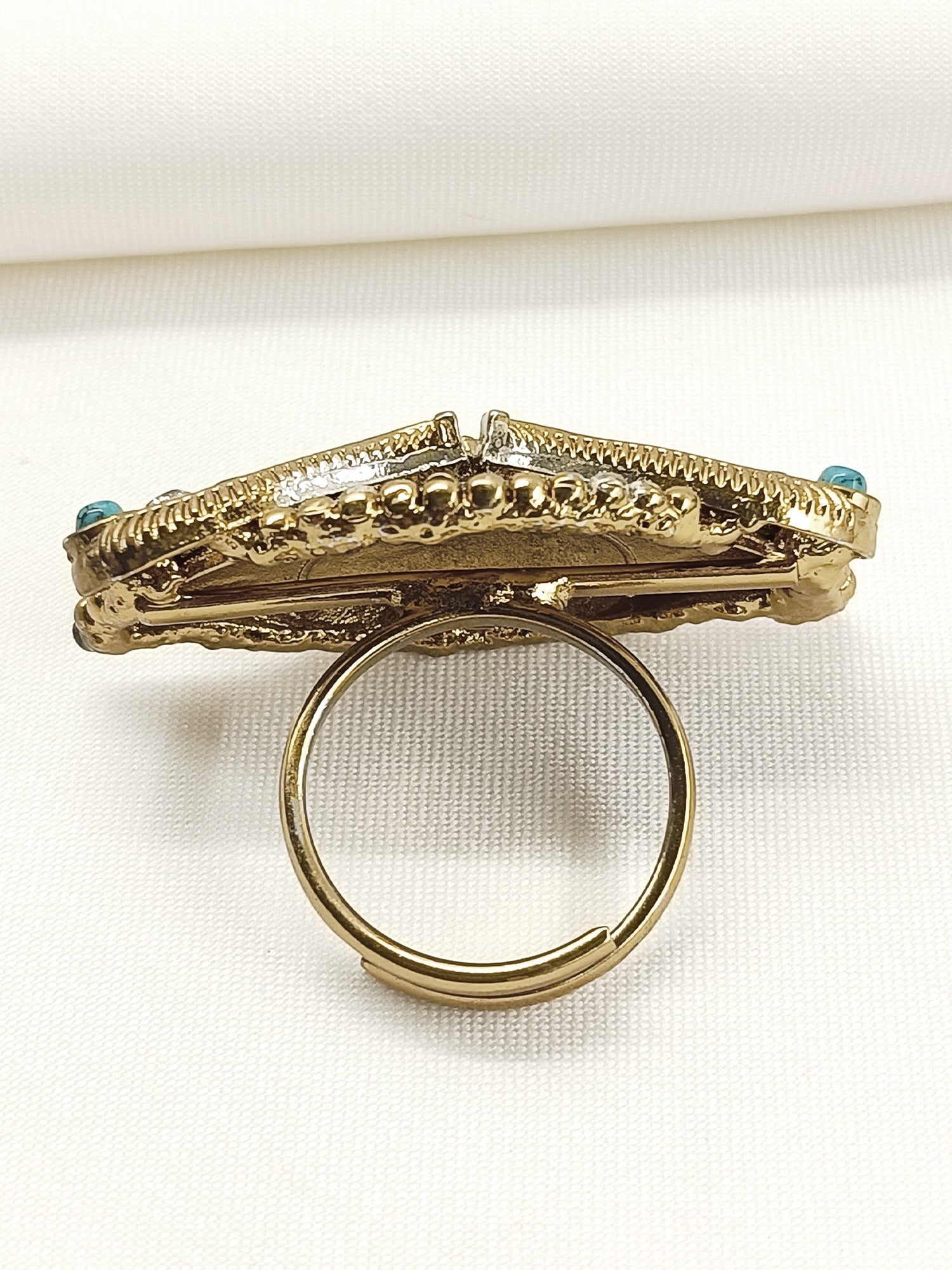 Oorja Multi Colour Oxidized Finger Ring