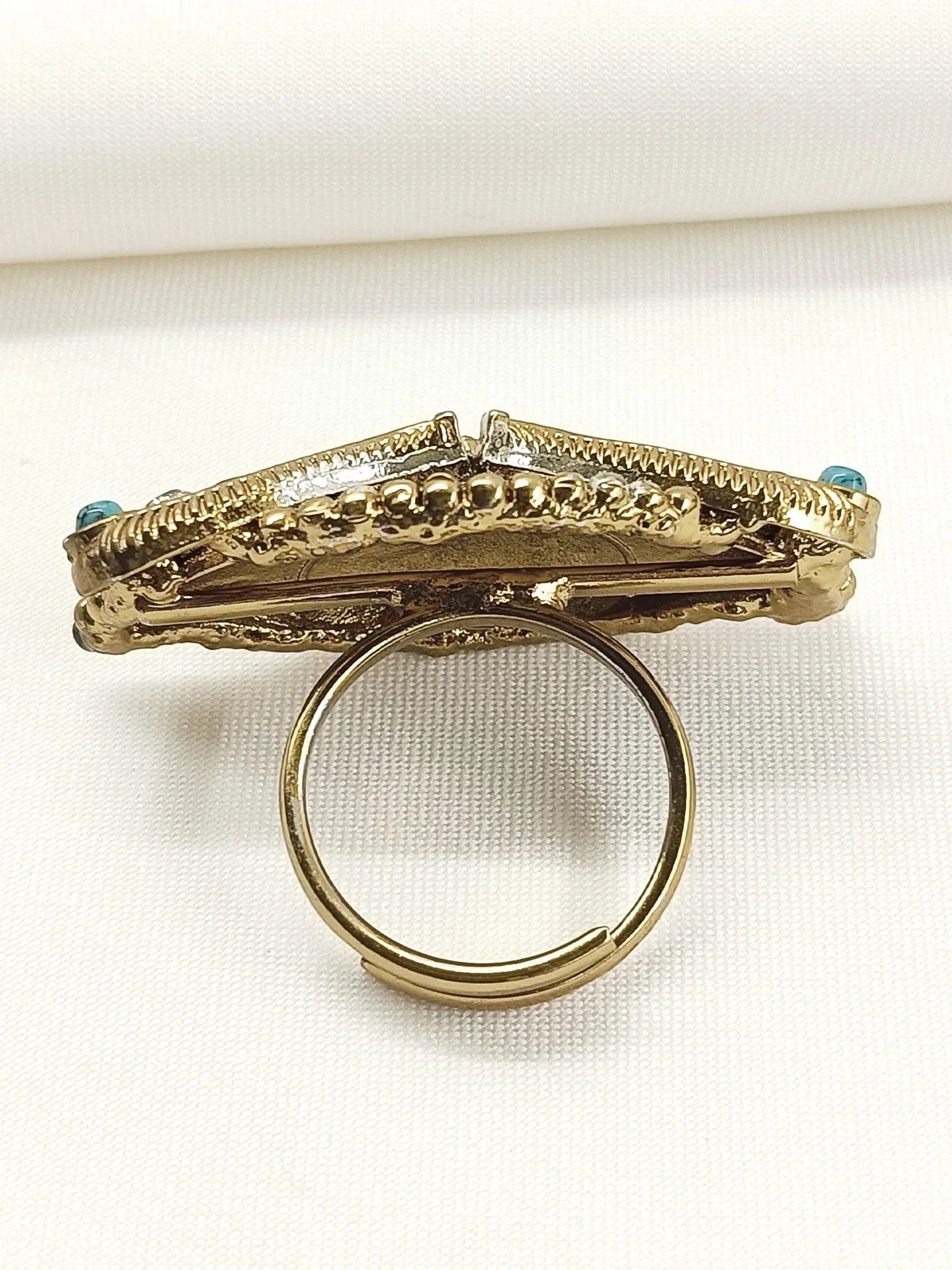 Oorja Multi Colour Oxidized Finger Ring