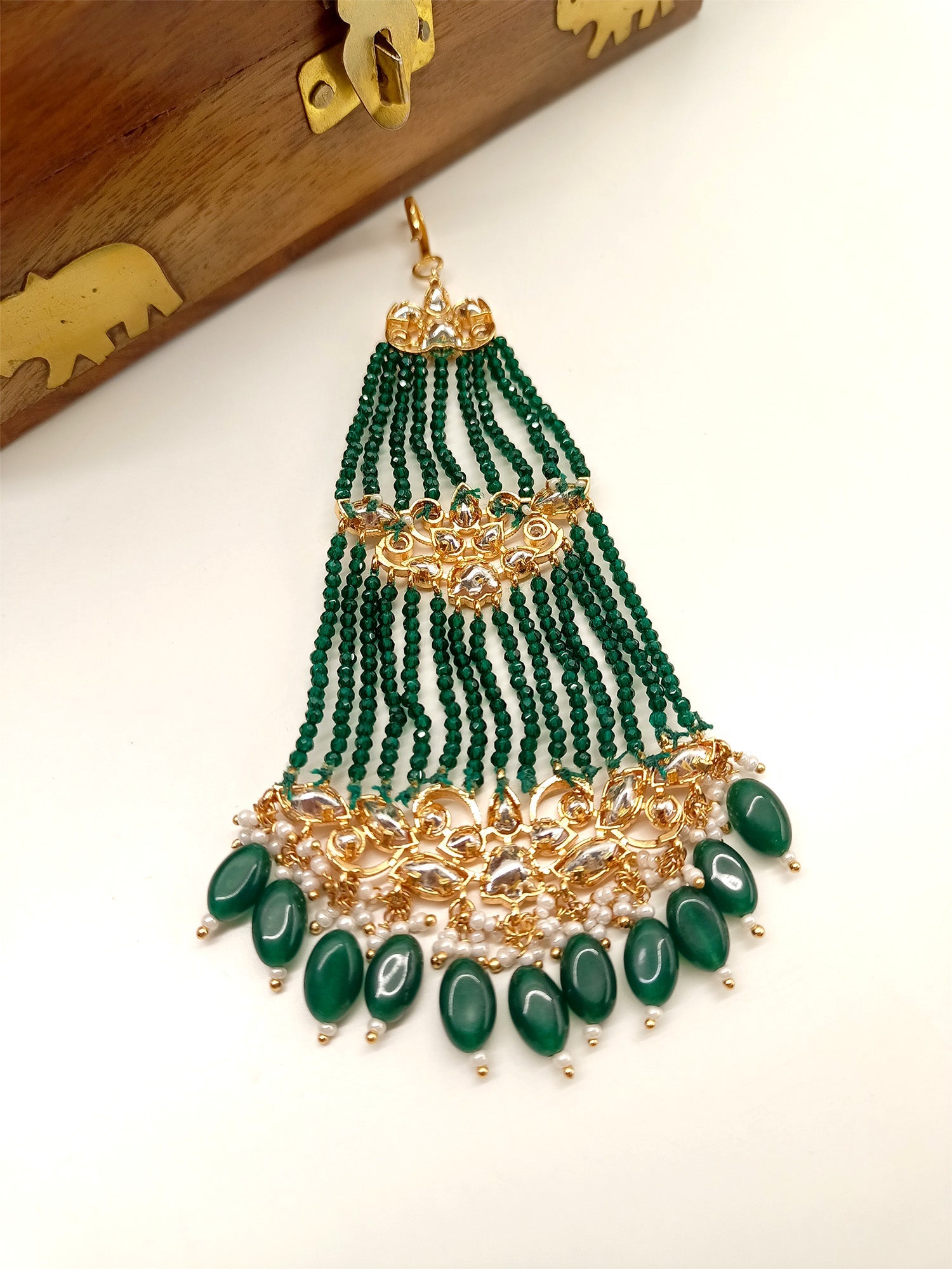 Roop Green Kundan Passa