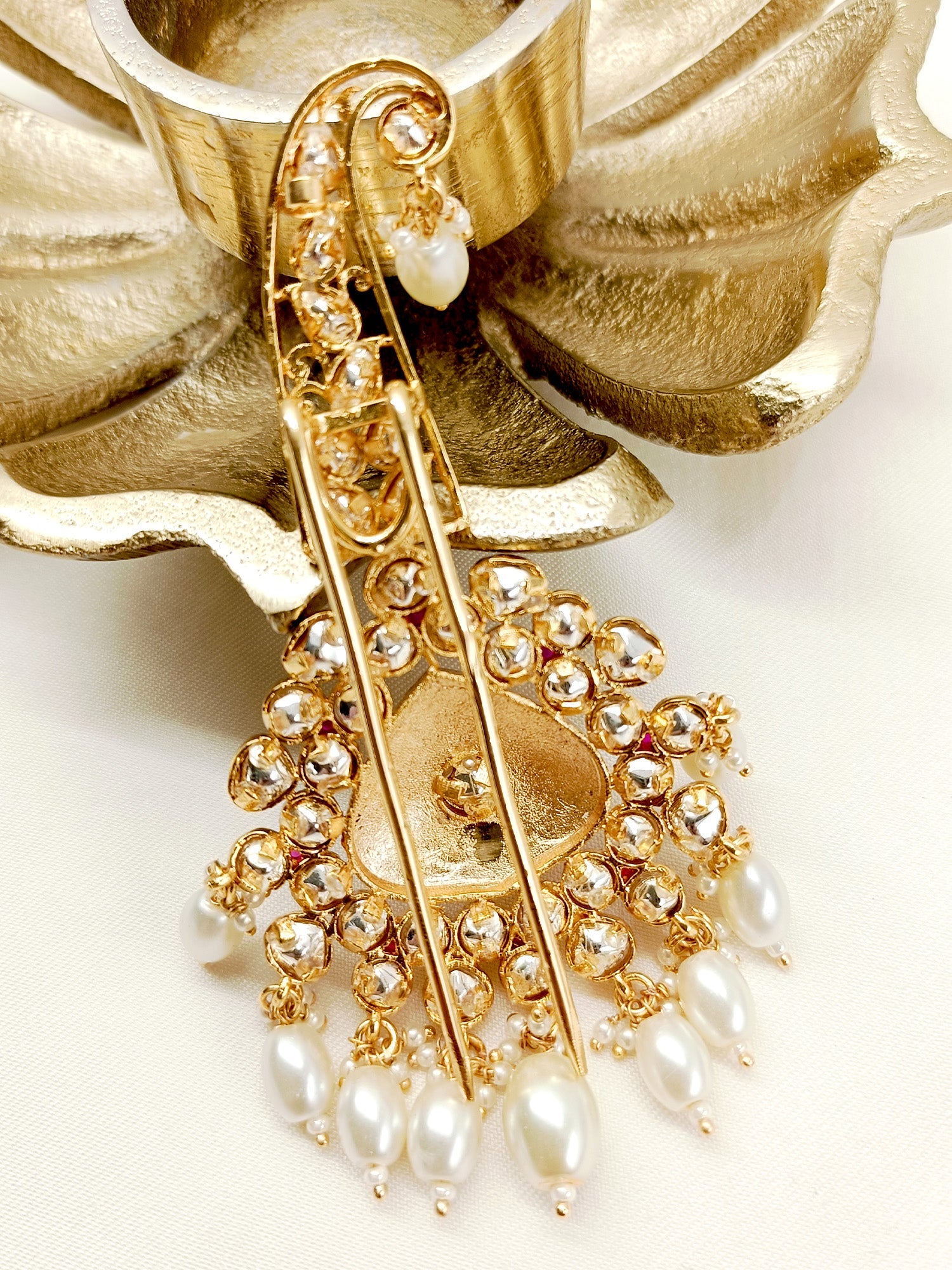 Shivay Red Kundan Dulha Kalgi