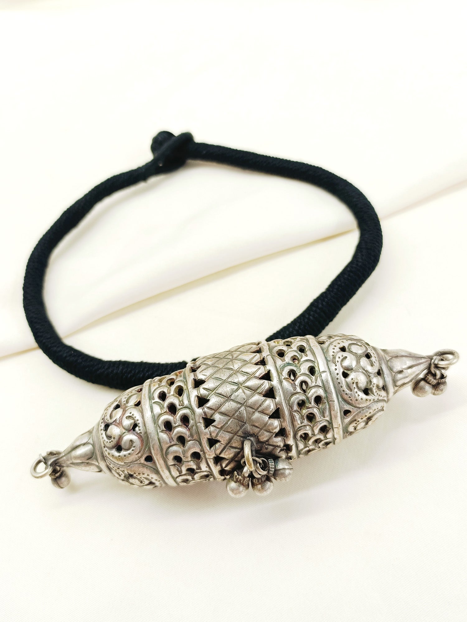 Odette Black Oxidized Neckpiece