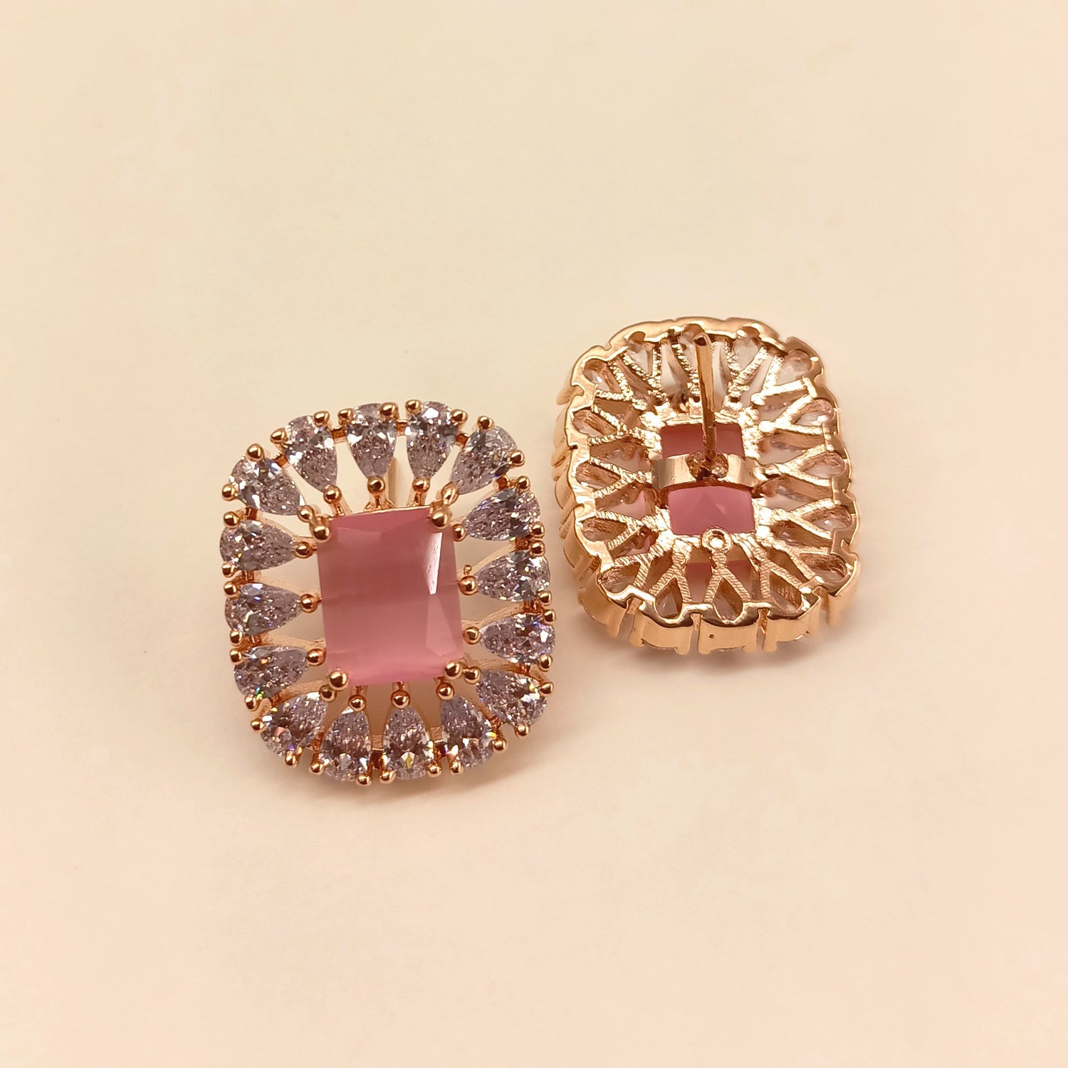 Rameshwari American Diamond Baby Pink Tops