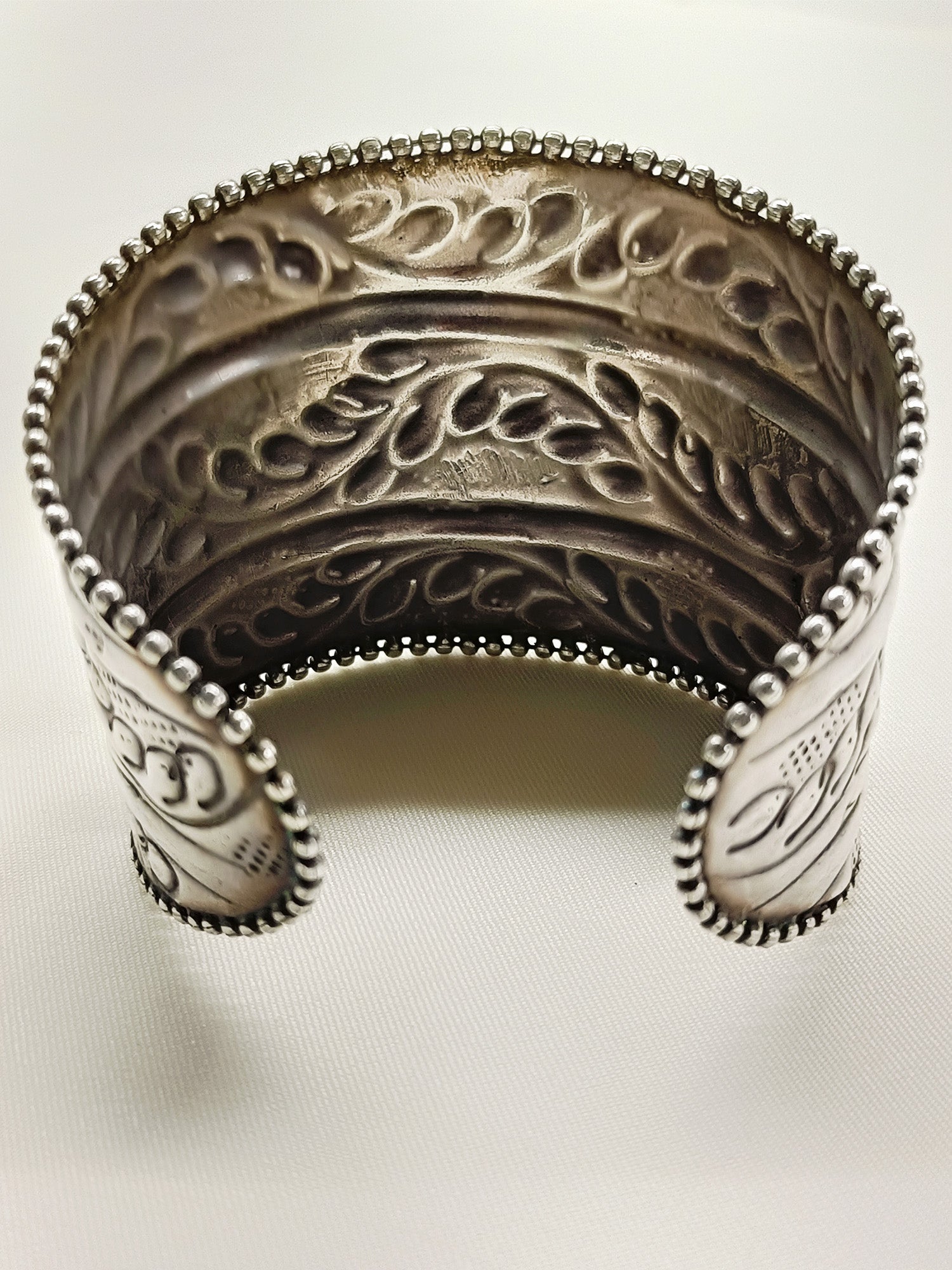 Nazia Baby Pink Oxidized Bracelet