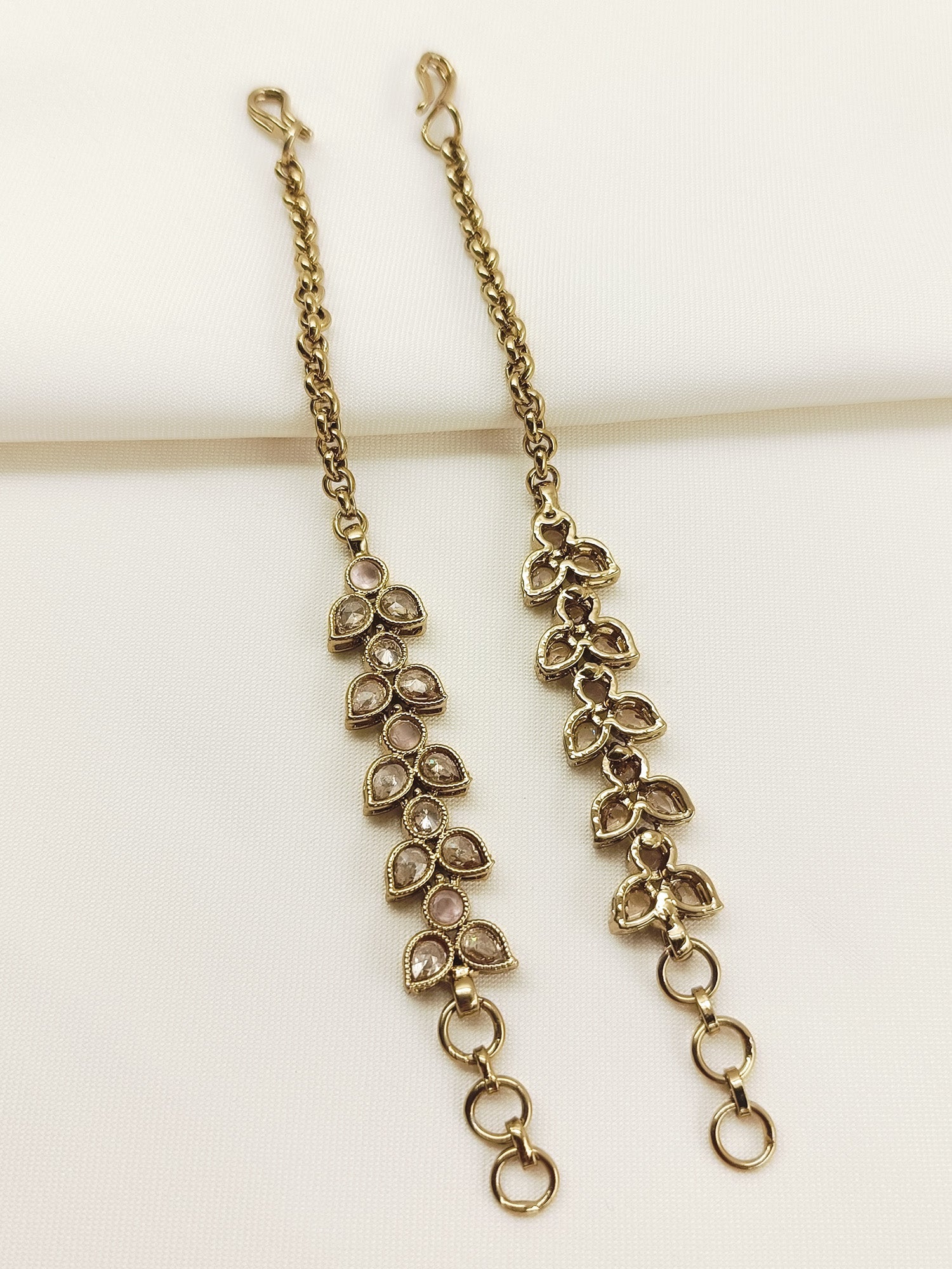 Rasika Copper Polki Traditional Ear Chain