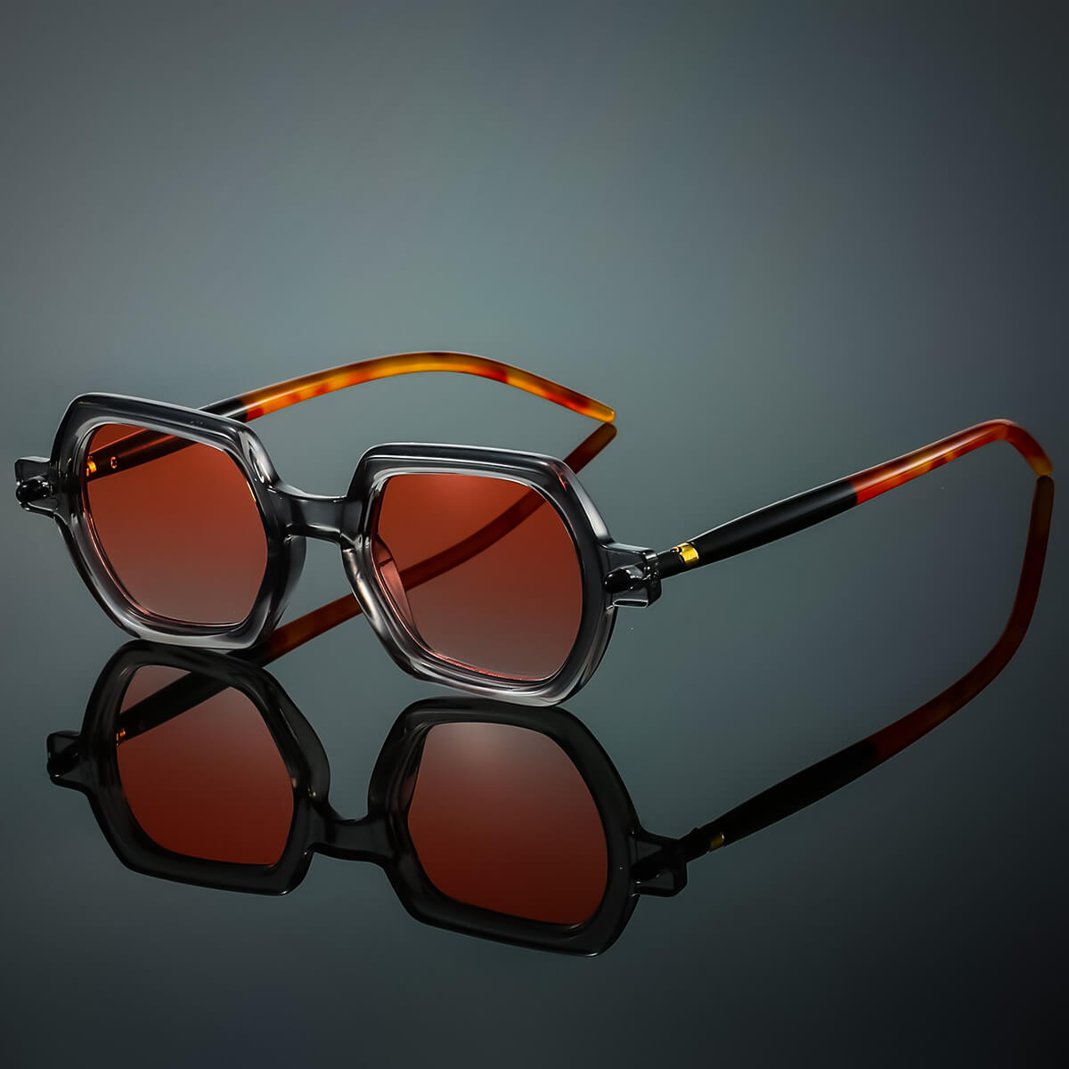 Asante Geometric Retro Shades - By Qivii