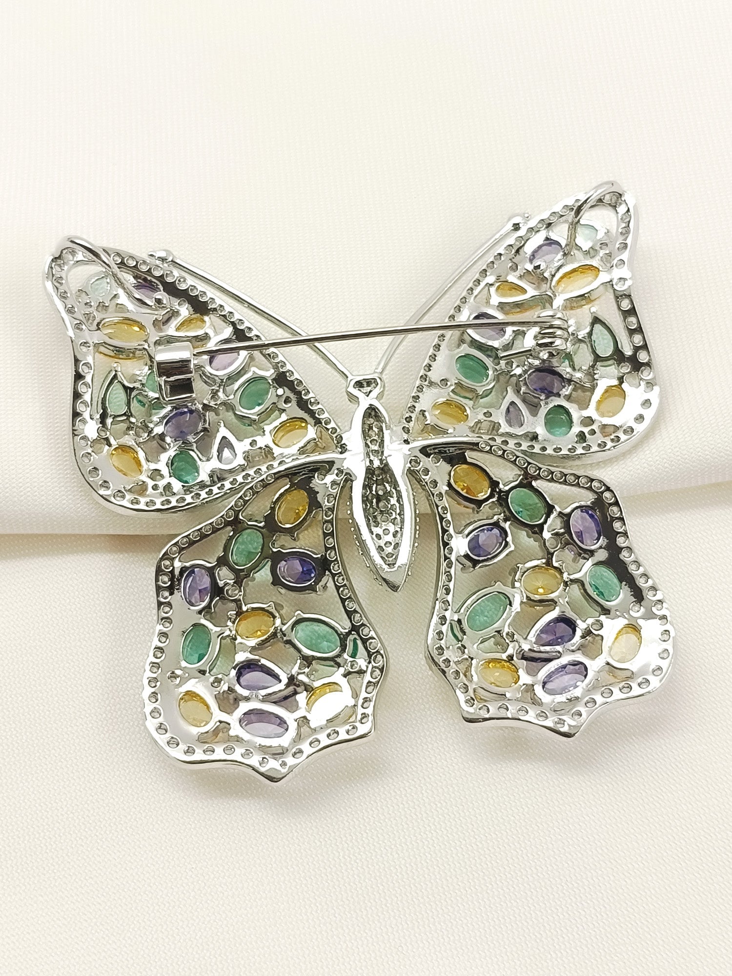Caterpie Multi Colour Butterfly Brooch