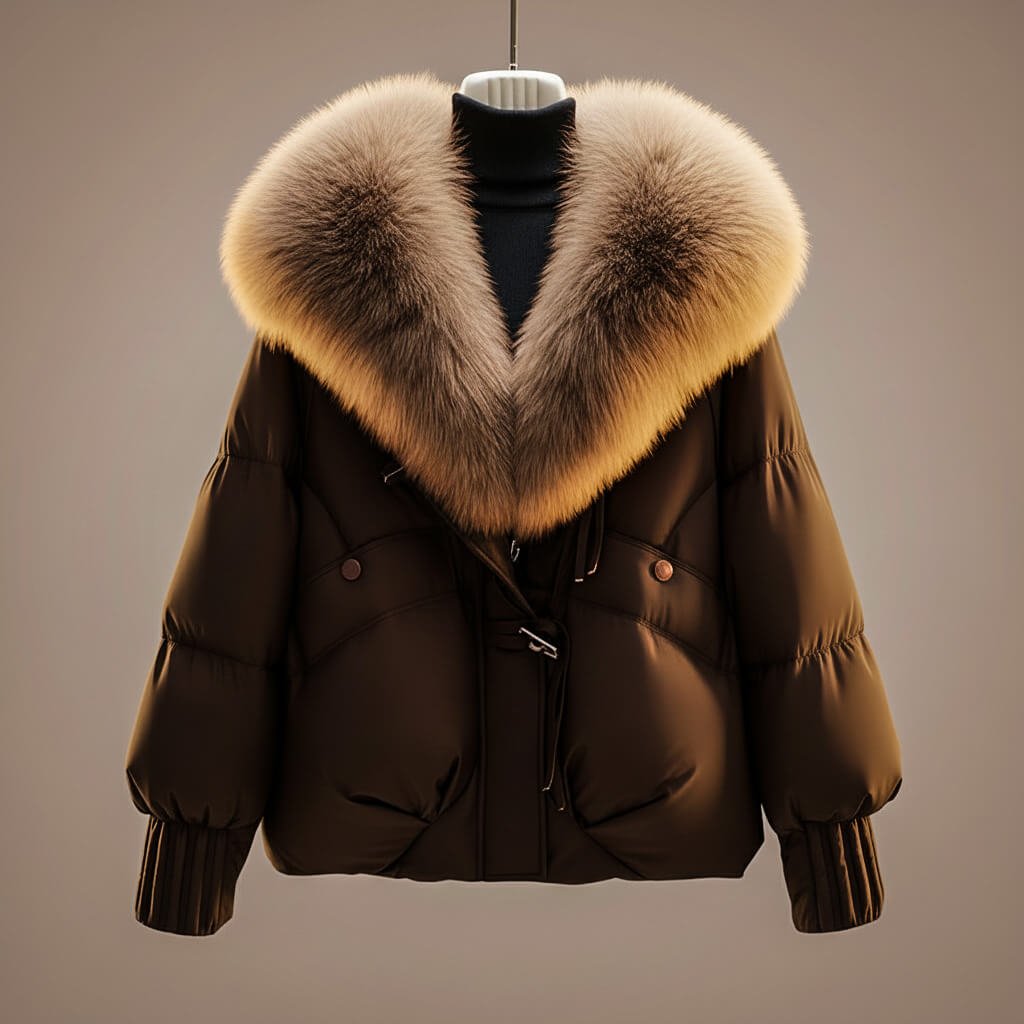 Scarlett Prestige Fur Short Coat - By Qivii
