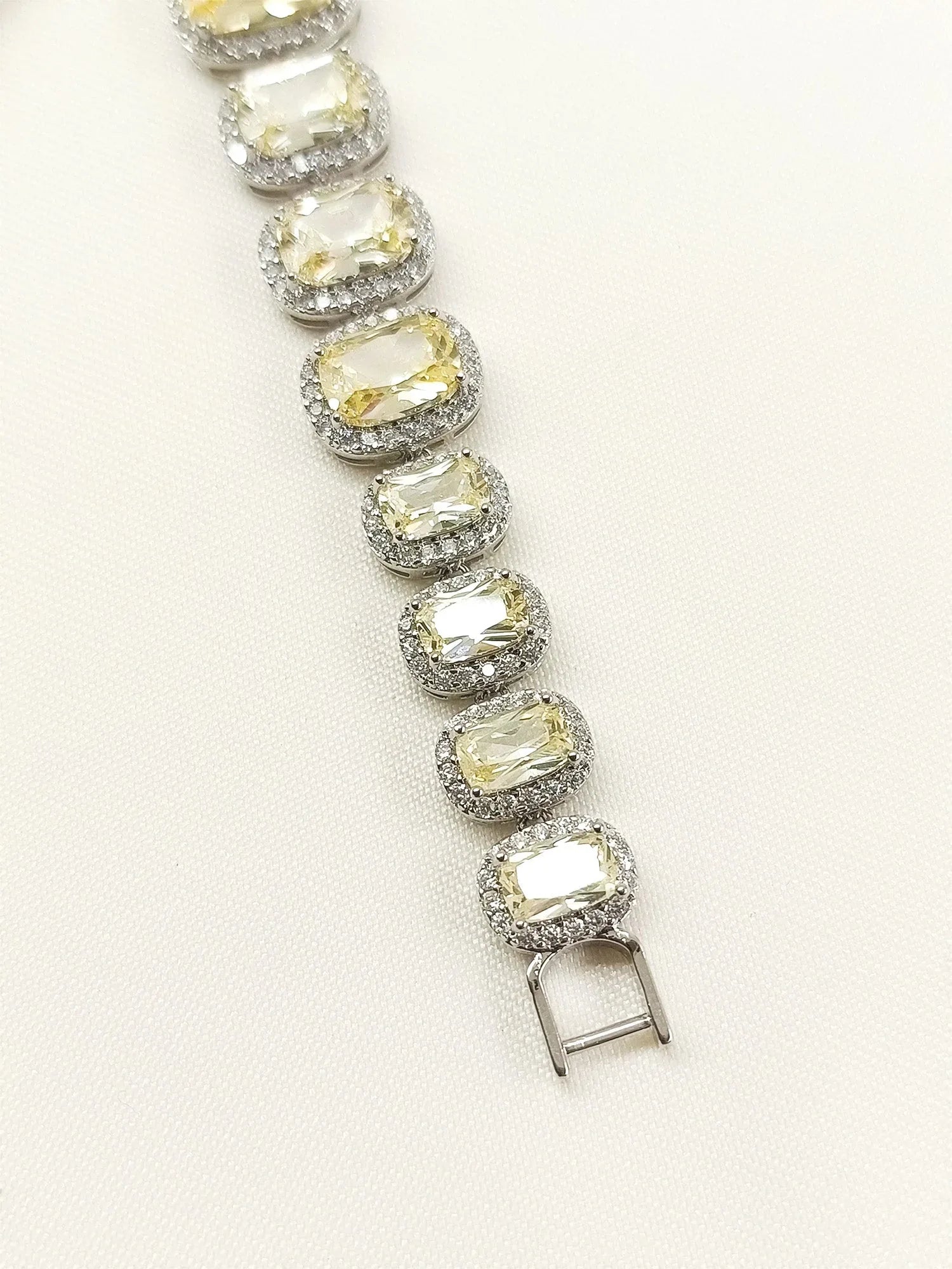 Nauri Yellow American Diamond Bracelet